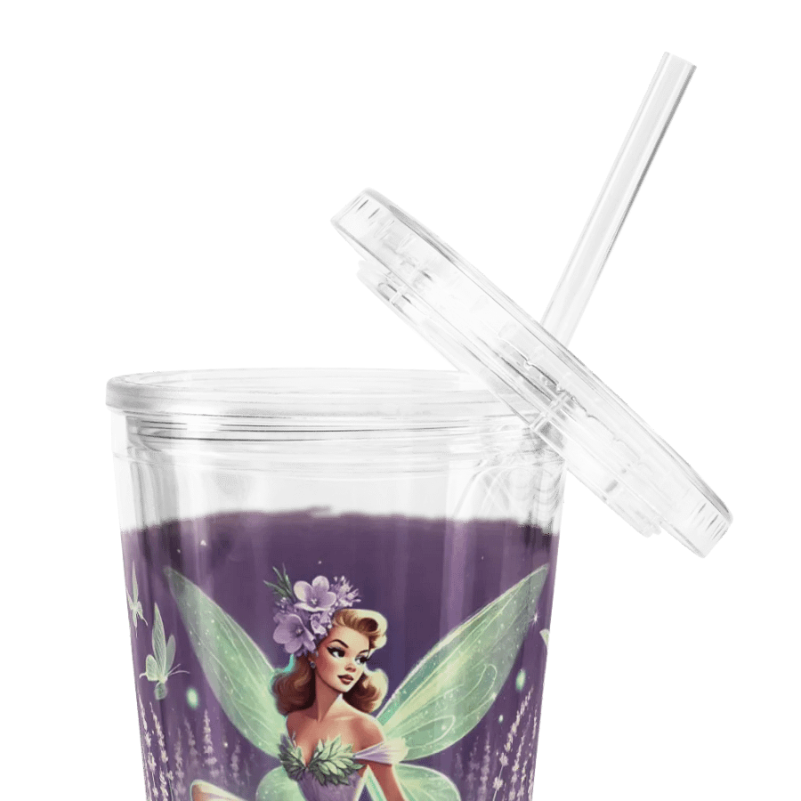 Lavender Fairy Double Wall Tumbler product image (5)
