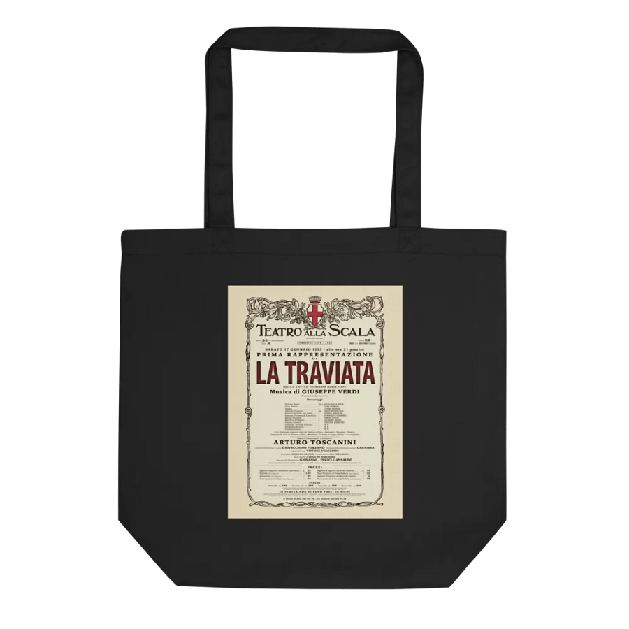 Vintage-Style La Scala La Traviata Tote Bag product image (2)