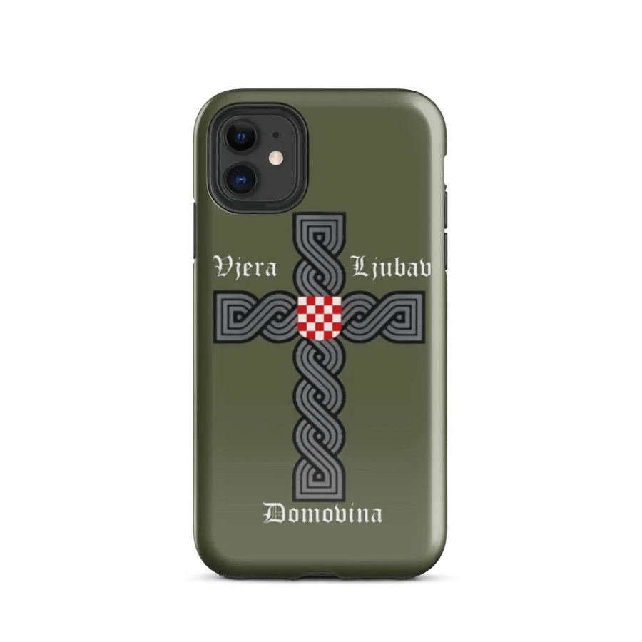 Vjera Ljubav Domovina Tough iPhone® Case product image (47)