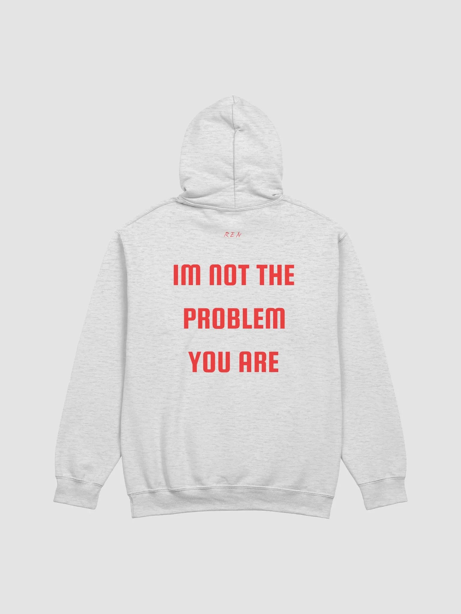 not the problem hoodie product image (1)