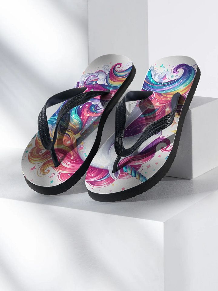 Rainbow Majesty Flip Flops product image (2)