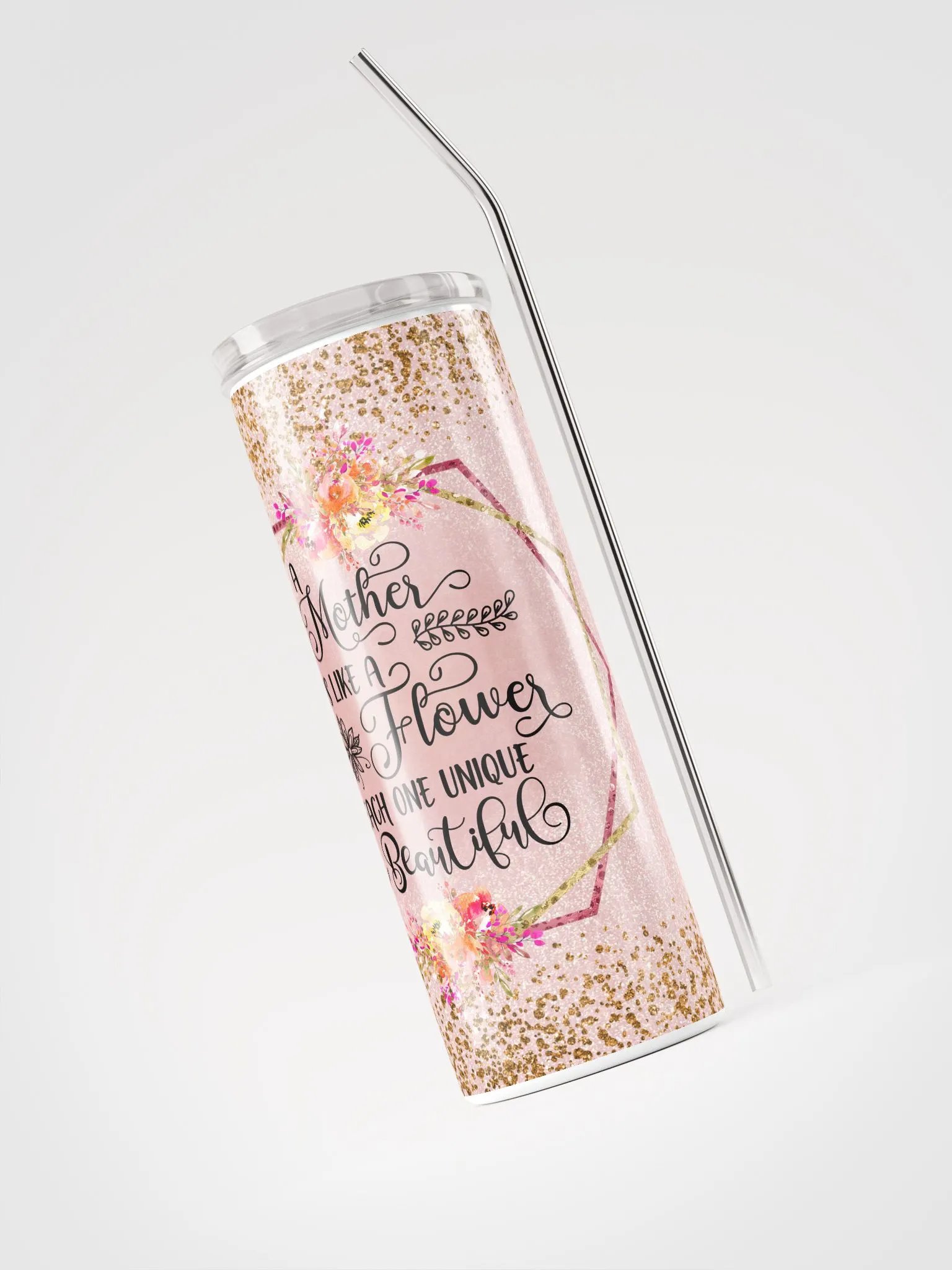 A Mother is Like a Flower Tumbler product image (8)