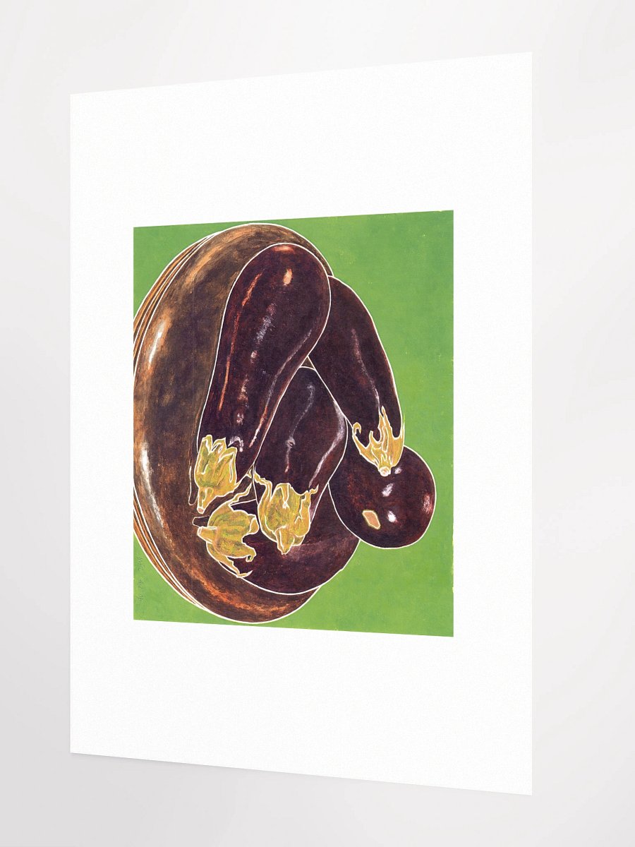 Eggplant and Piano Stool 04.02.06 Print product image (2)