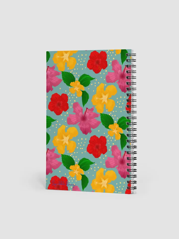 Hibiscus Flower Pattern Notebook product image (2)