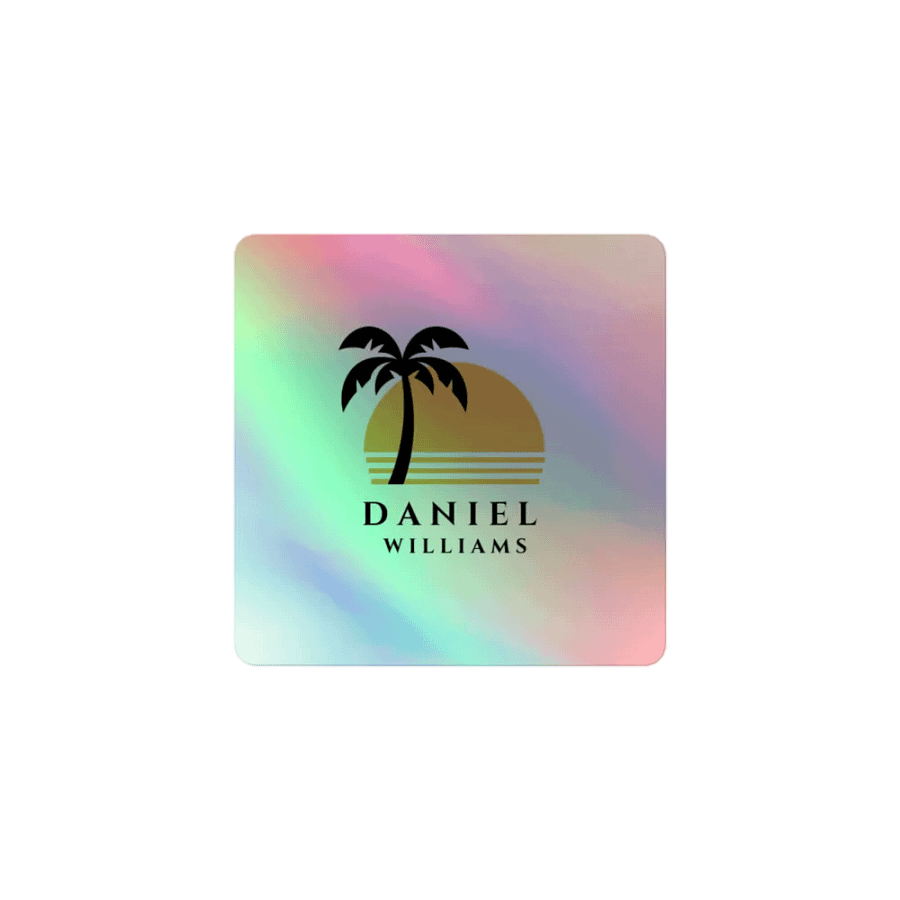 ''Vintage'' Holographic Sticker product image (1)