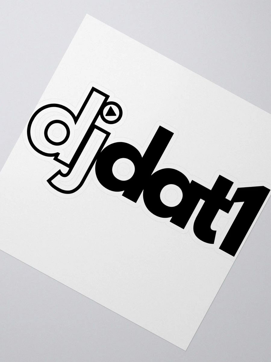 [DJDAT1] Vinyl Stickers (black) product image (2)