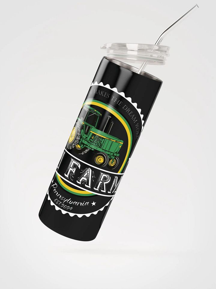 Rustic Tractor Emblem Stainless Steel Tumbler product image (2)