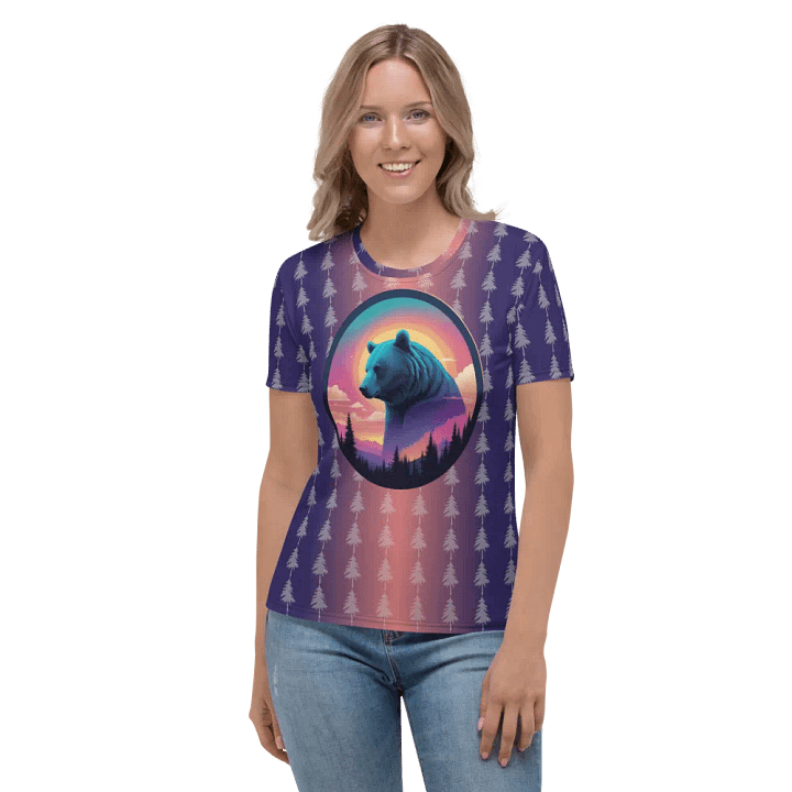 Bear Outdoors All Over Print T-shirt product image (2)