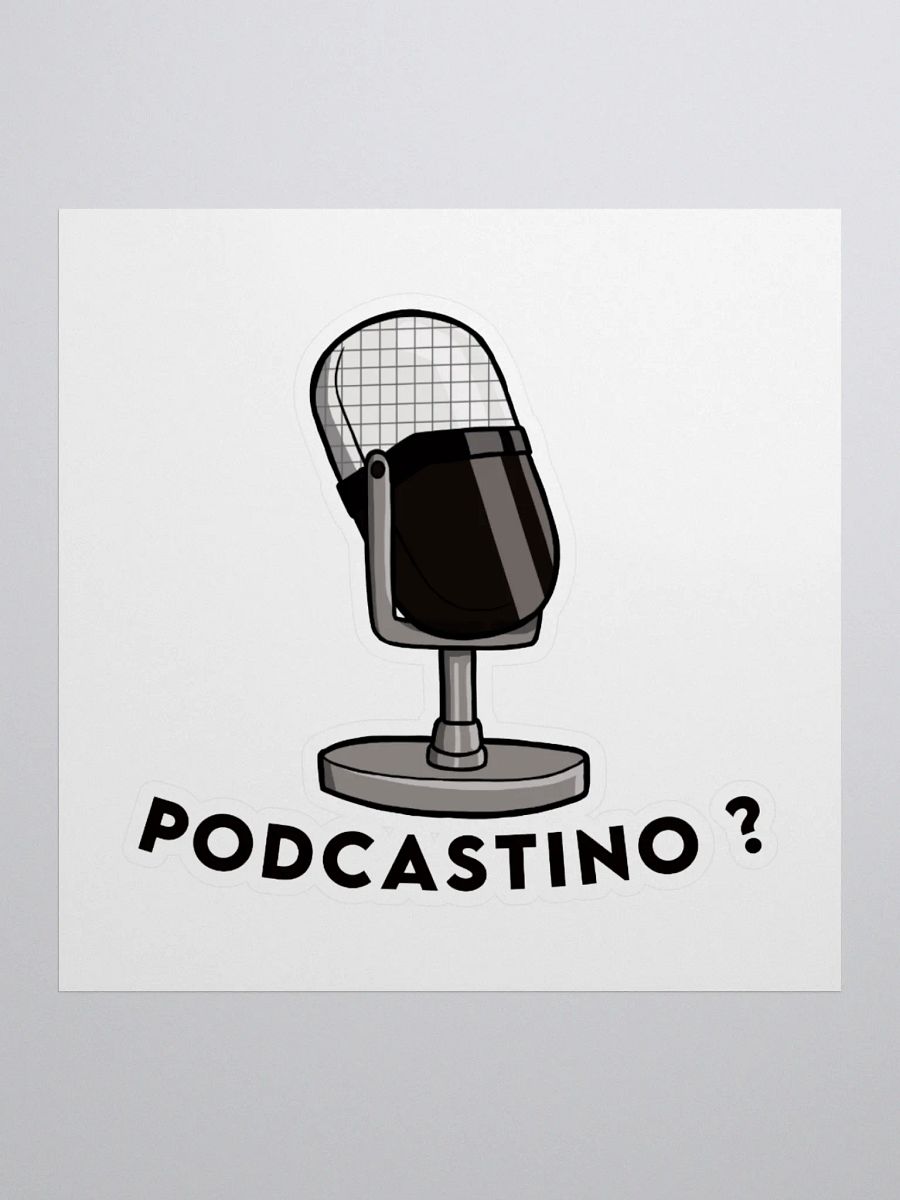 Podcastino - Sticker product image (1)