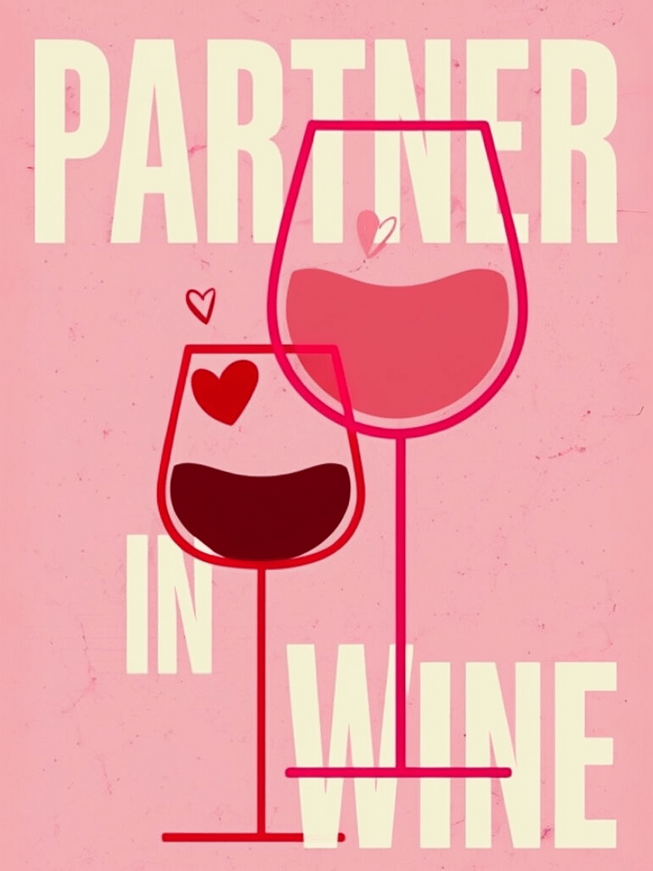 Partner in Wine Framed Poster product image (1)