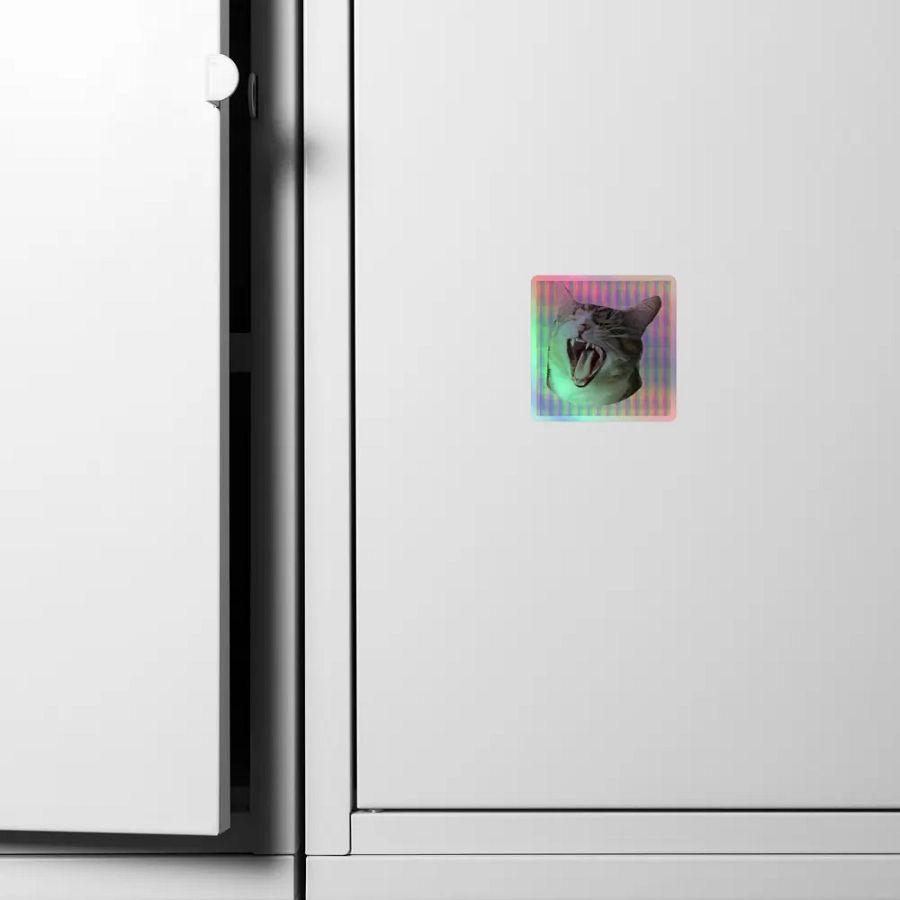 Yawning Vivy Holographic Sticker Set product image (6)