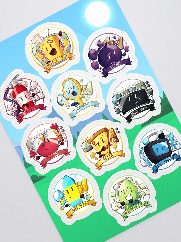 Epic Object Show Sticker Sheet product image (1)