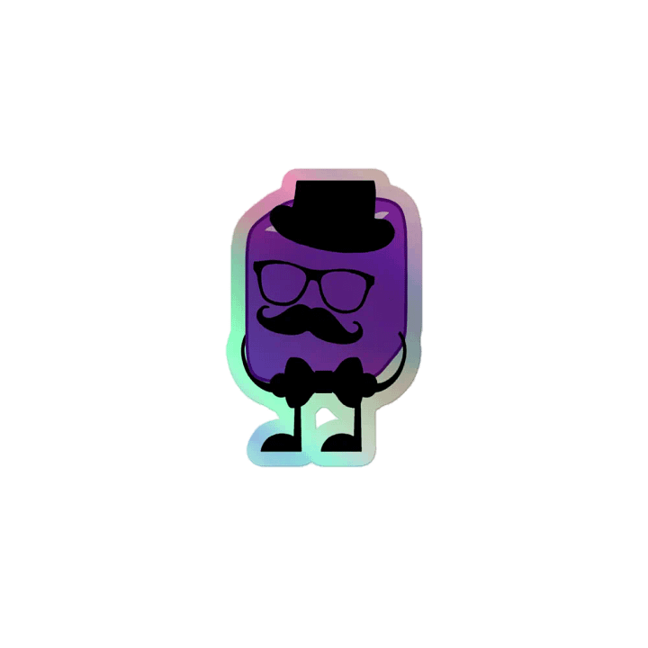 DisguisedPixel Mascot Holographic Sticker Set product image (1)