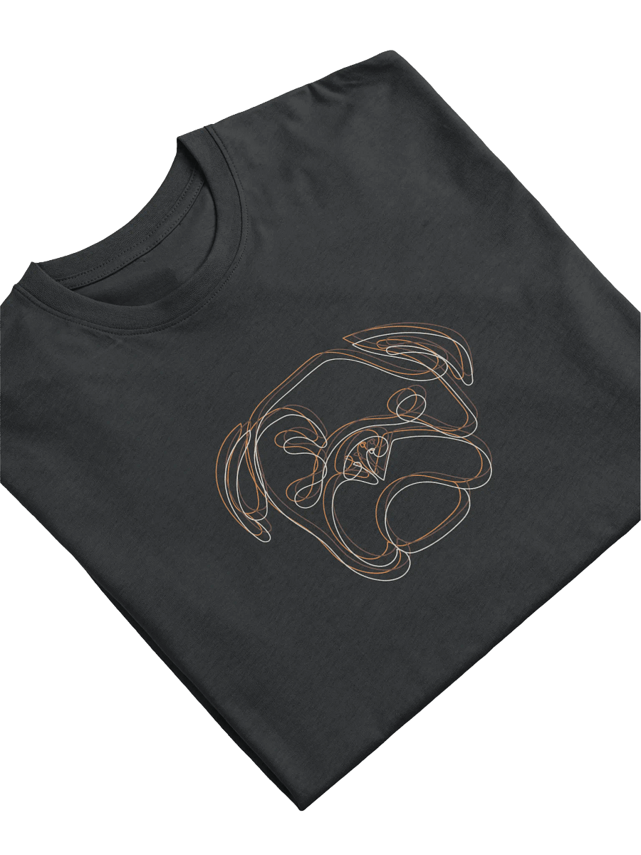 Abstract BullDog Line Art Tee product image (1)