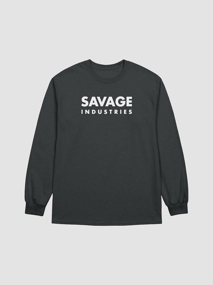 Savage Industries - White logo (Classic Long Sleeve) product image (1)
