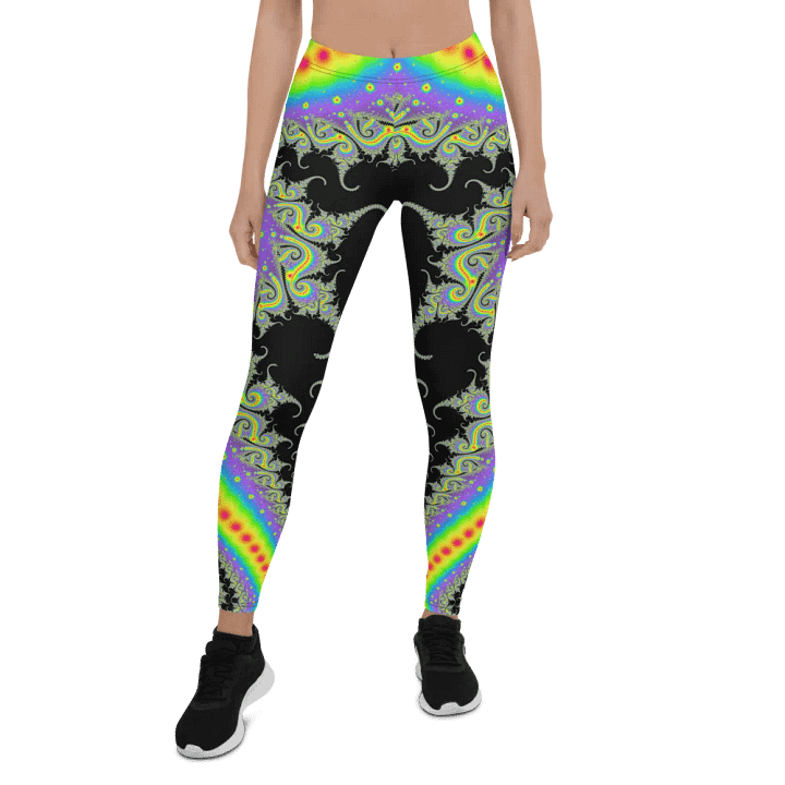Fractal Leggings - Fluorescent Nebula product image (1)