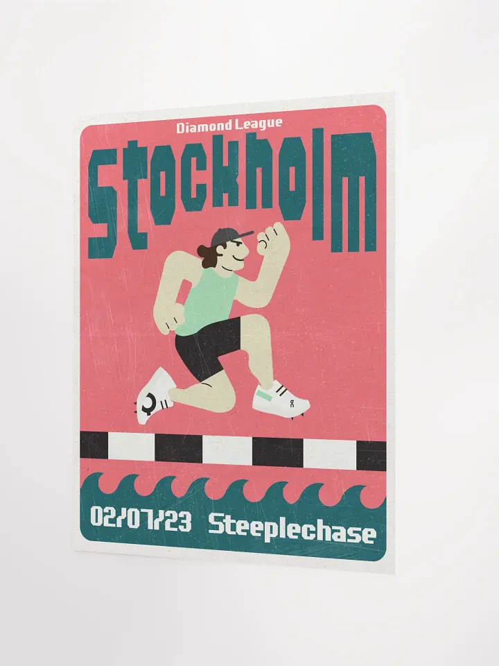 George's Diamond League Stockholm Poster product image (2)