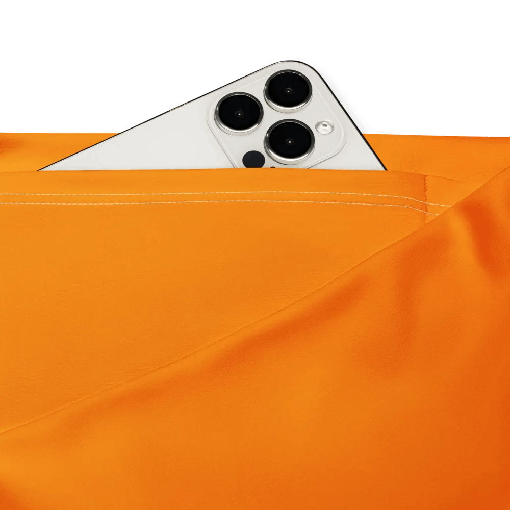 Plain Color Orange Flare Leggings product image (7)
