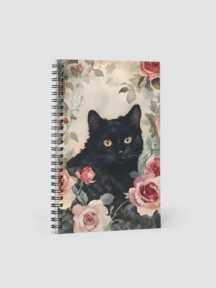 Rose Noir Spiral Notebook product image (1)