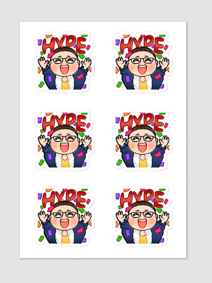 [wildlifesam] Hype sticker set product image (1)
