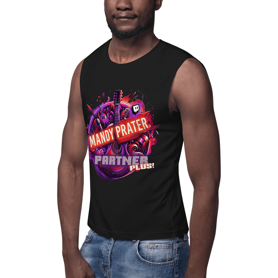 Partner Plus Guitar Swirl Muscle Tank product image (3)