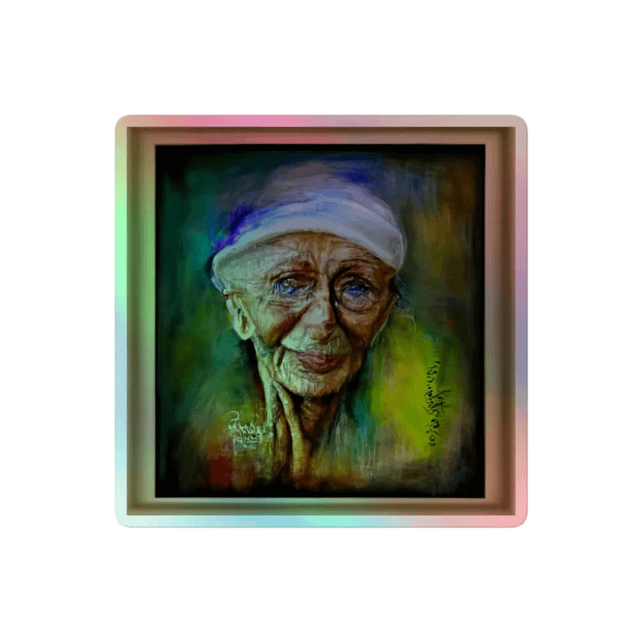 Ethereal Elderly Holographic Sticker Sheet product image (2)