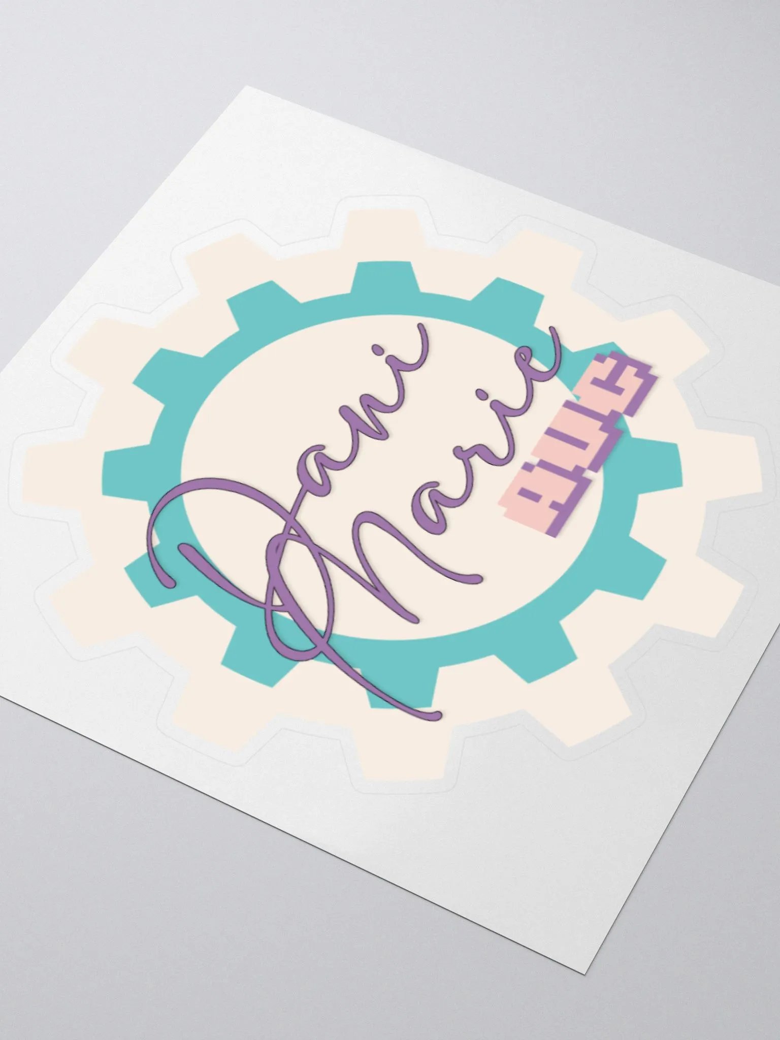 DaniMarieAUC Logo Cut Sticker product image (3)