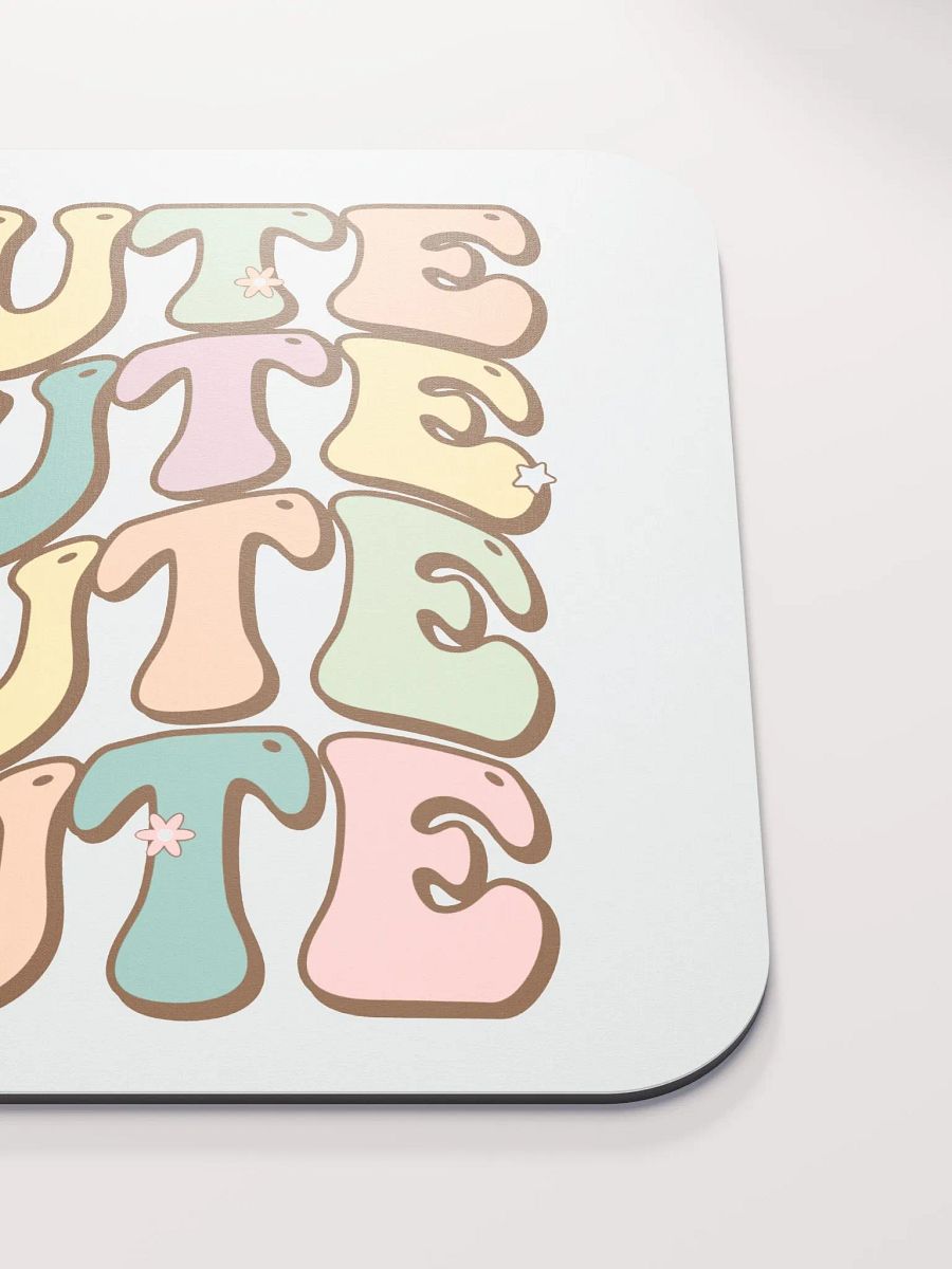 Groovy Wavy Flute Pastel Mouse Pad product image (5)