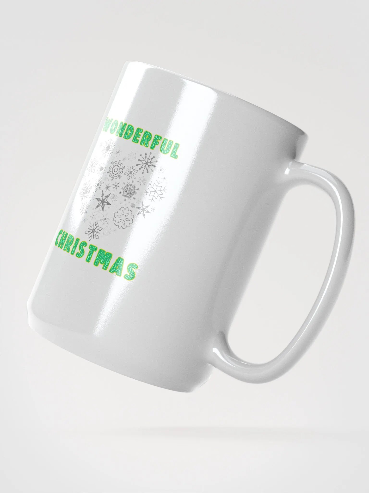Wonderful Christmas Glitter Heart Mug product image (2)