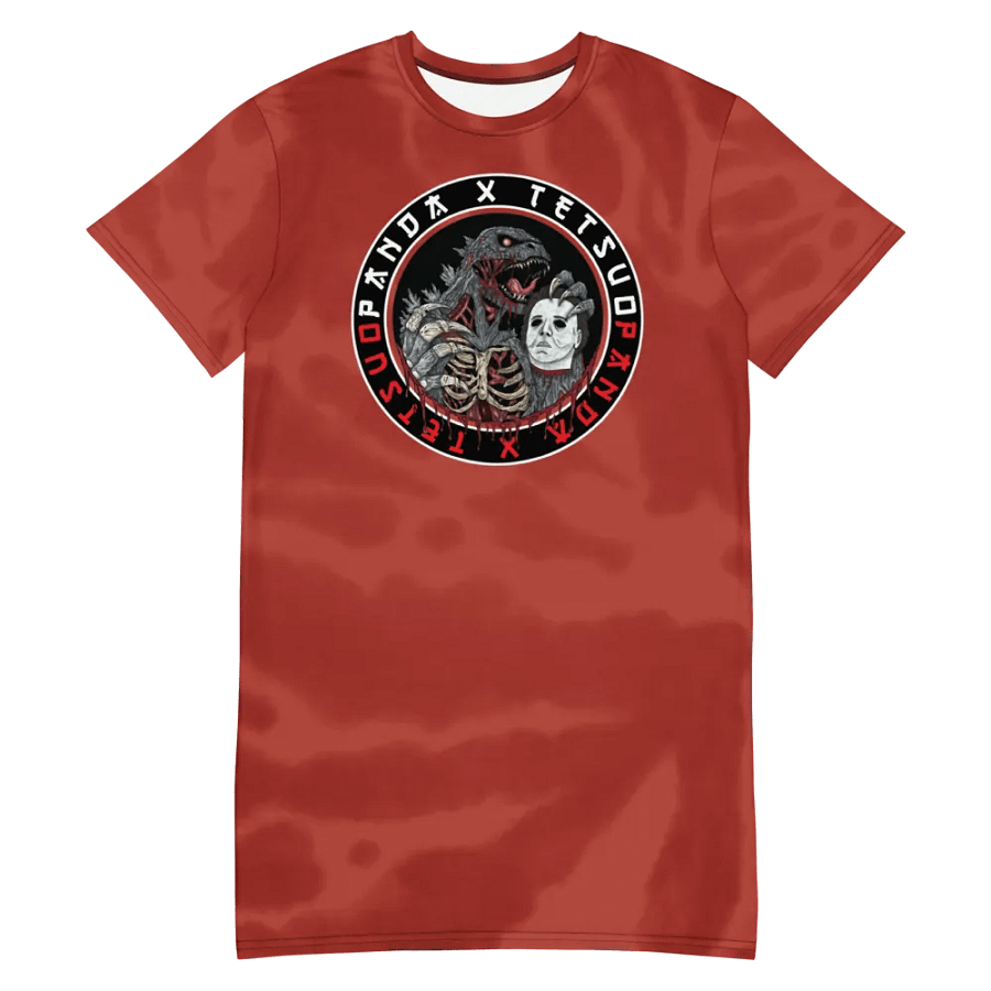 God of Carnage T-Shirt Dress (Northern Lotus Design) product image (2)
