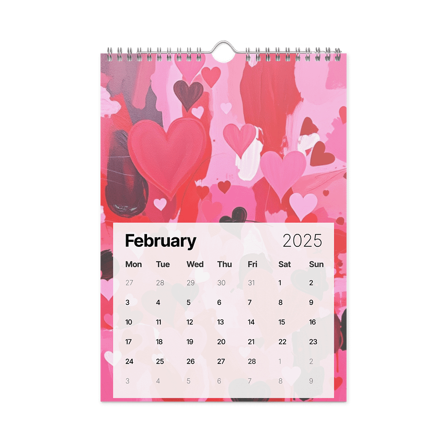 ART ABSTRACT WALL CALENDAR 2026 product image (5)