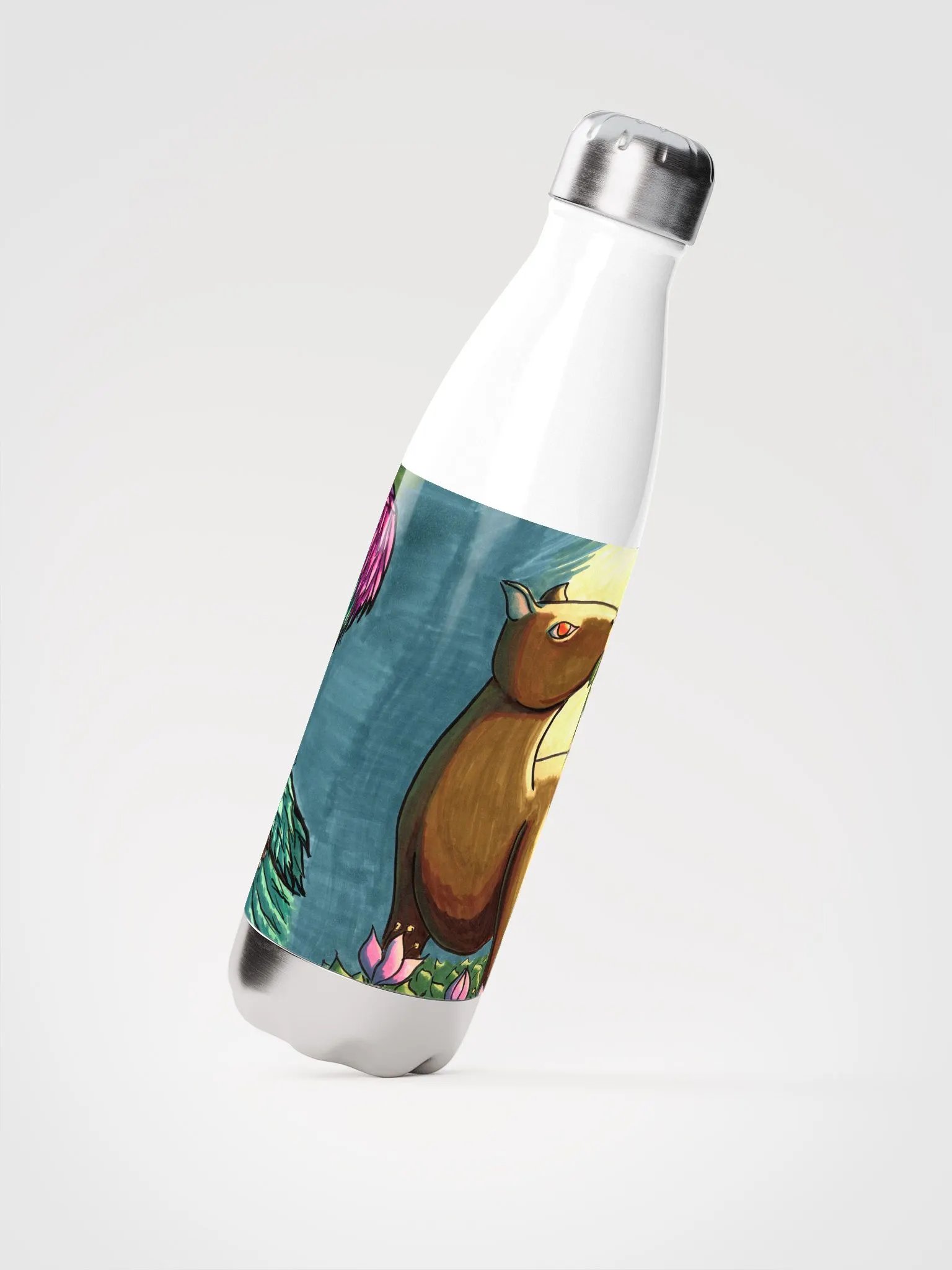 Fantasy Creatures Stainless Steel Water Bottle product image (2)