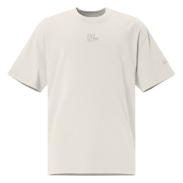 omni white oversized T-shirt product image (7)