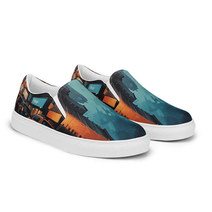 Abstract City 2 Canvas Shoes product image (2)