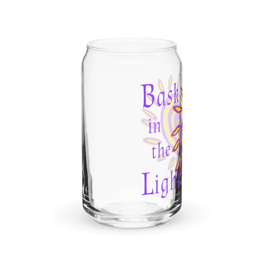 Bask in the Light Can Shaped Glass product image (8)