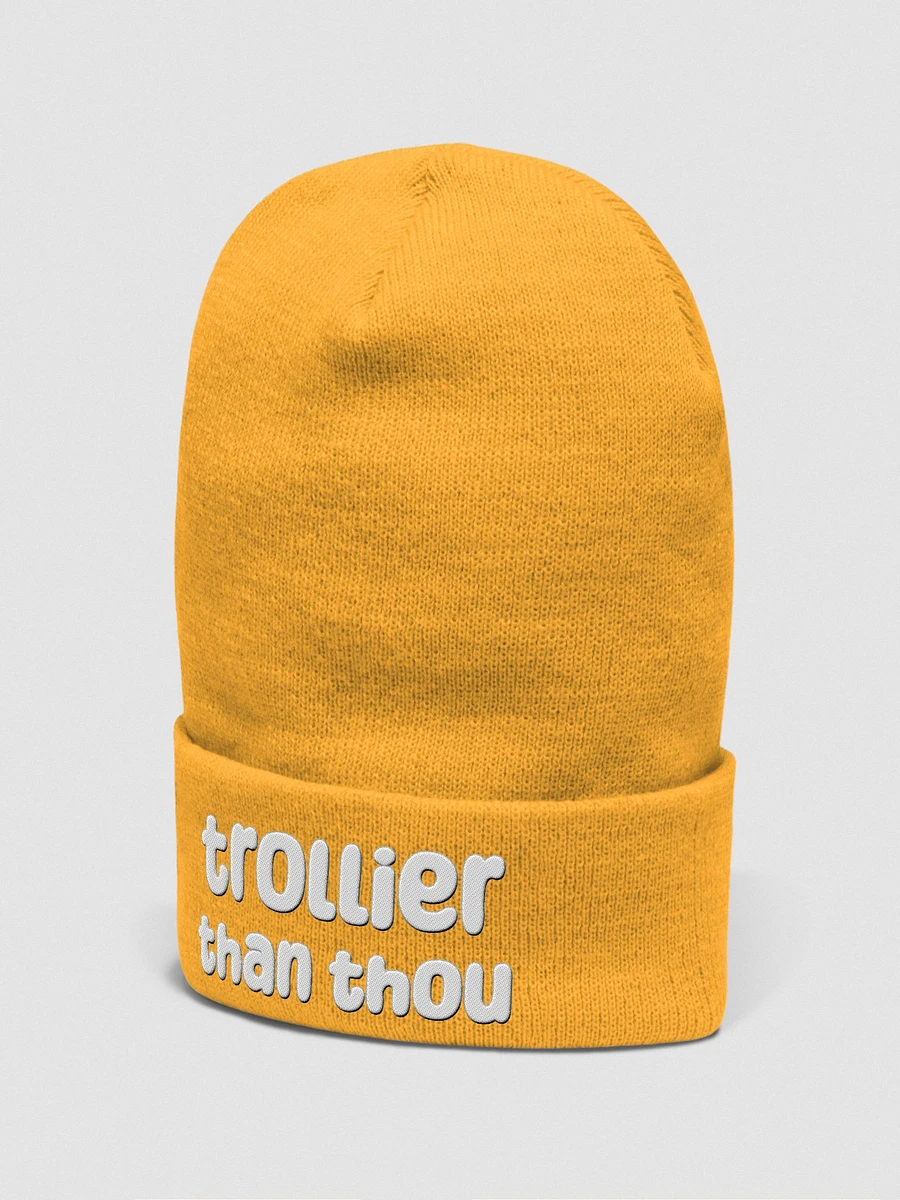 Trollier Than Thou Beanie - bold colours product image (4)