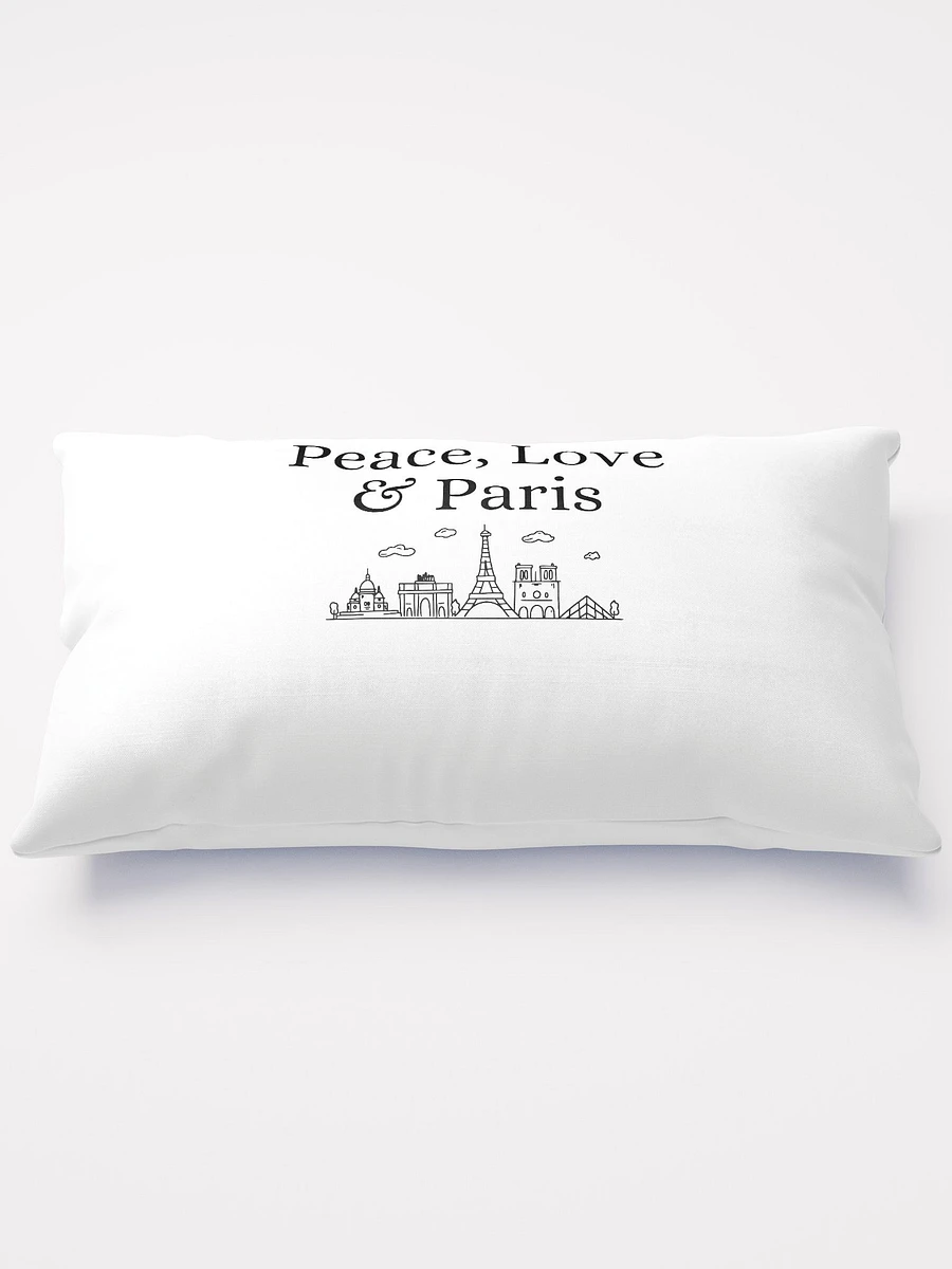 Peace, Love & Paris with Monuments Pillow product image (1)