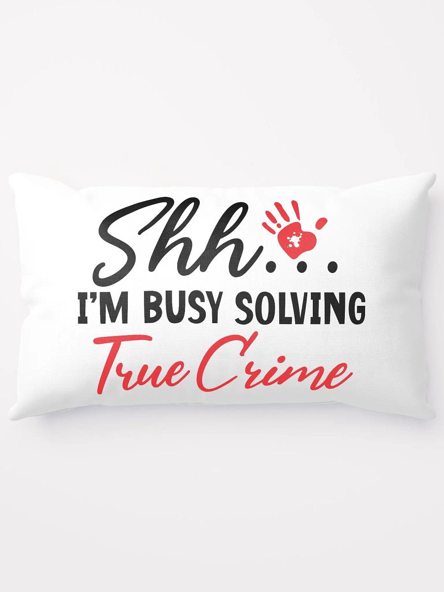 'Solving True Crime' Pillow product image (9)
