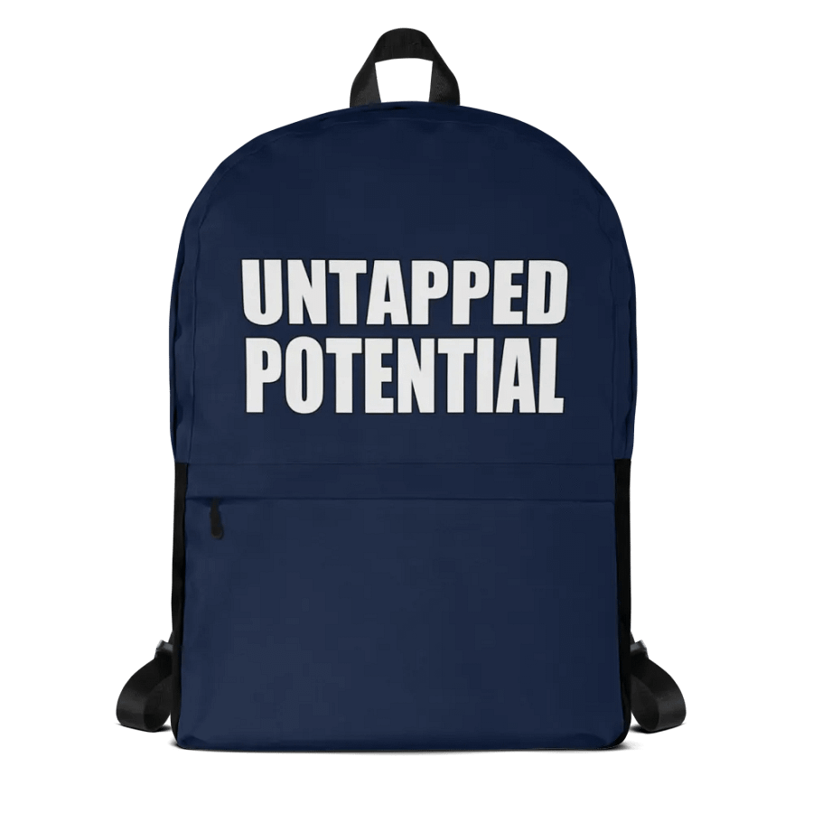 Untapped Potential Navy Blue Backpack product image (1)