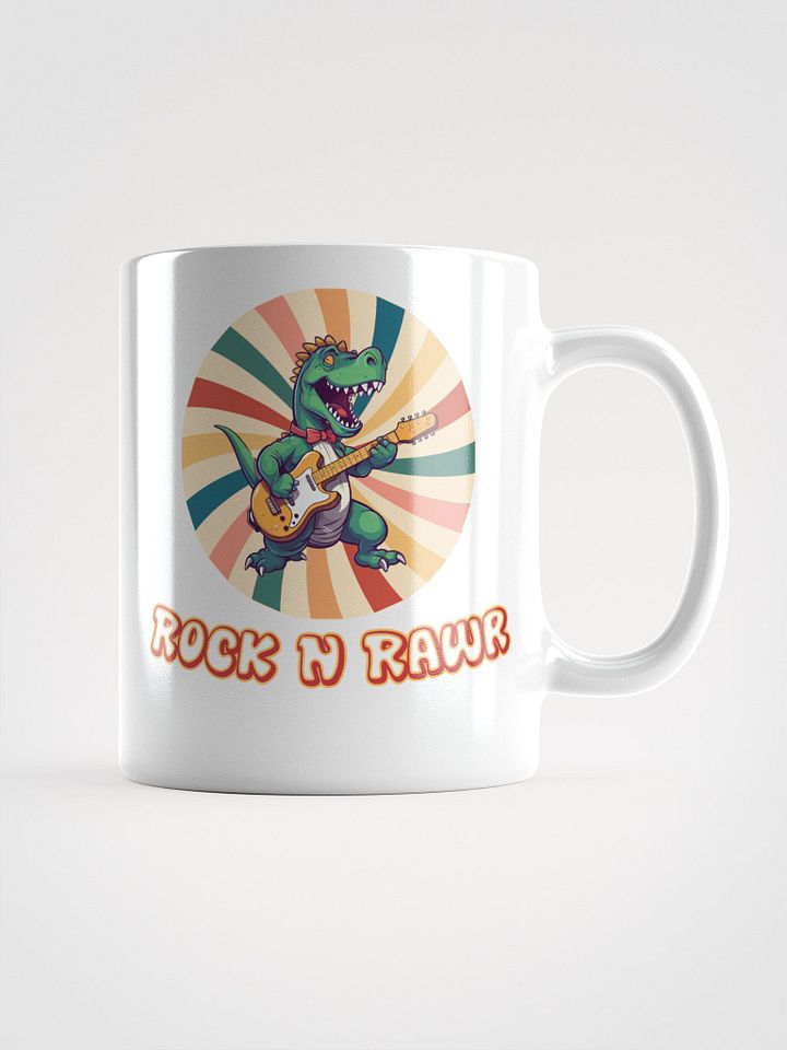 Rock n Rawr Dinosaur Kawaii Mug product image (1)