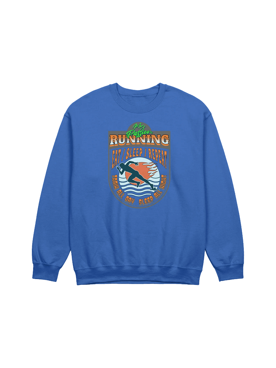 My Passion Running Shield Crewneck Sweatshirt product image (11)