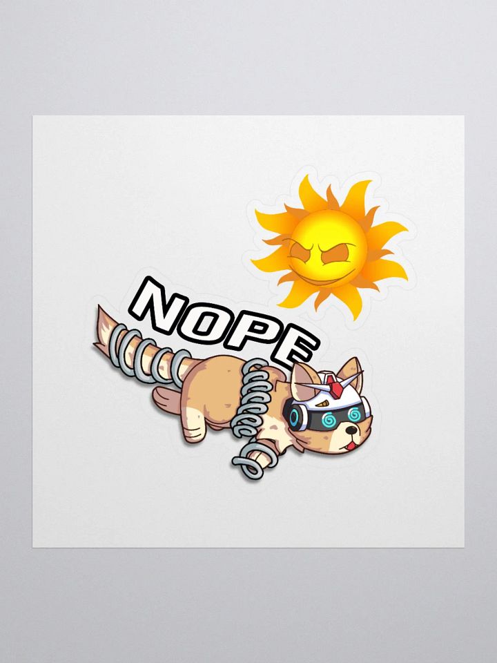 NOPE w/ Sun Sticker product image (1)