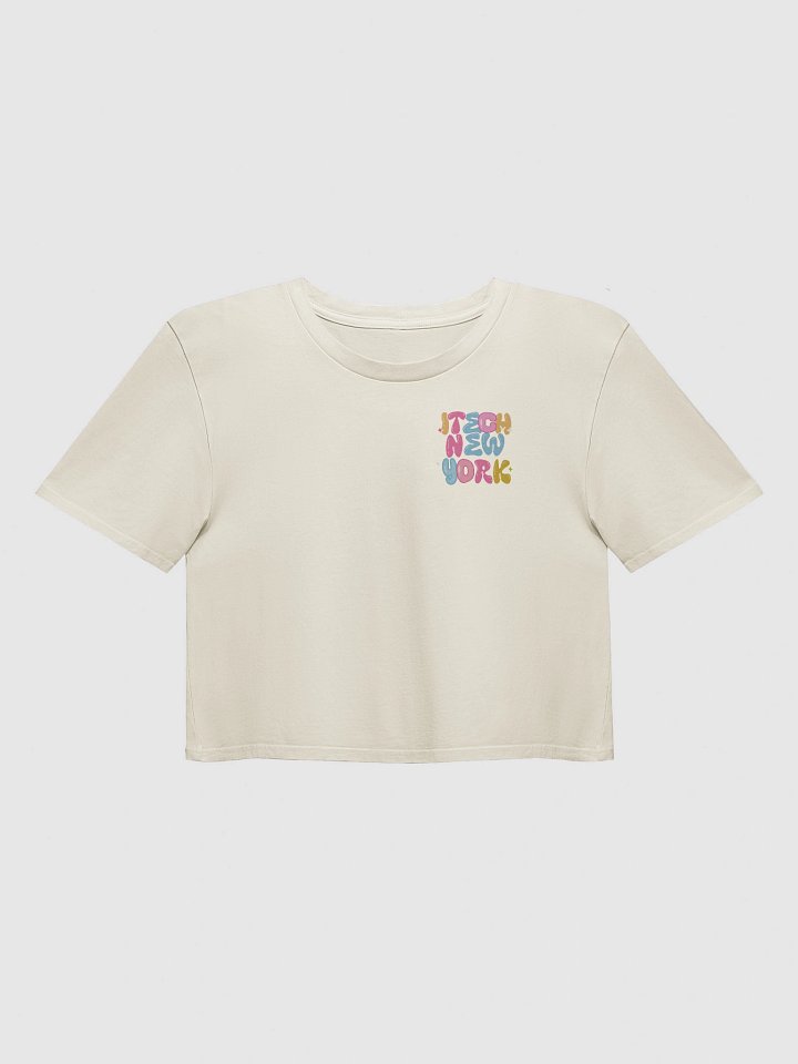 Glossy Bubble Style Tech New York Crop Top product image (41)