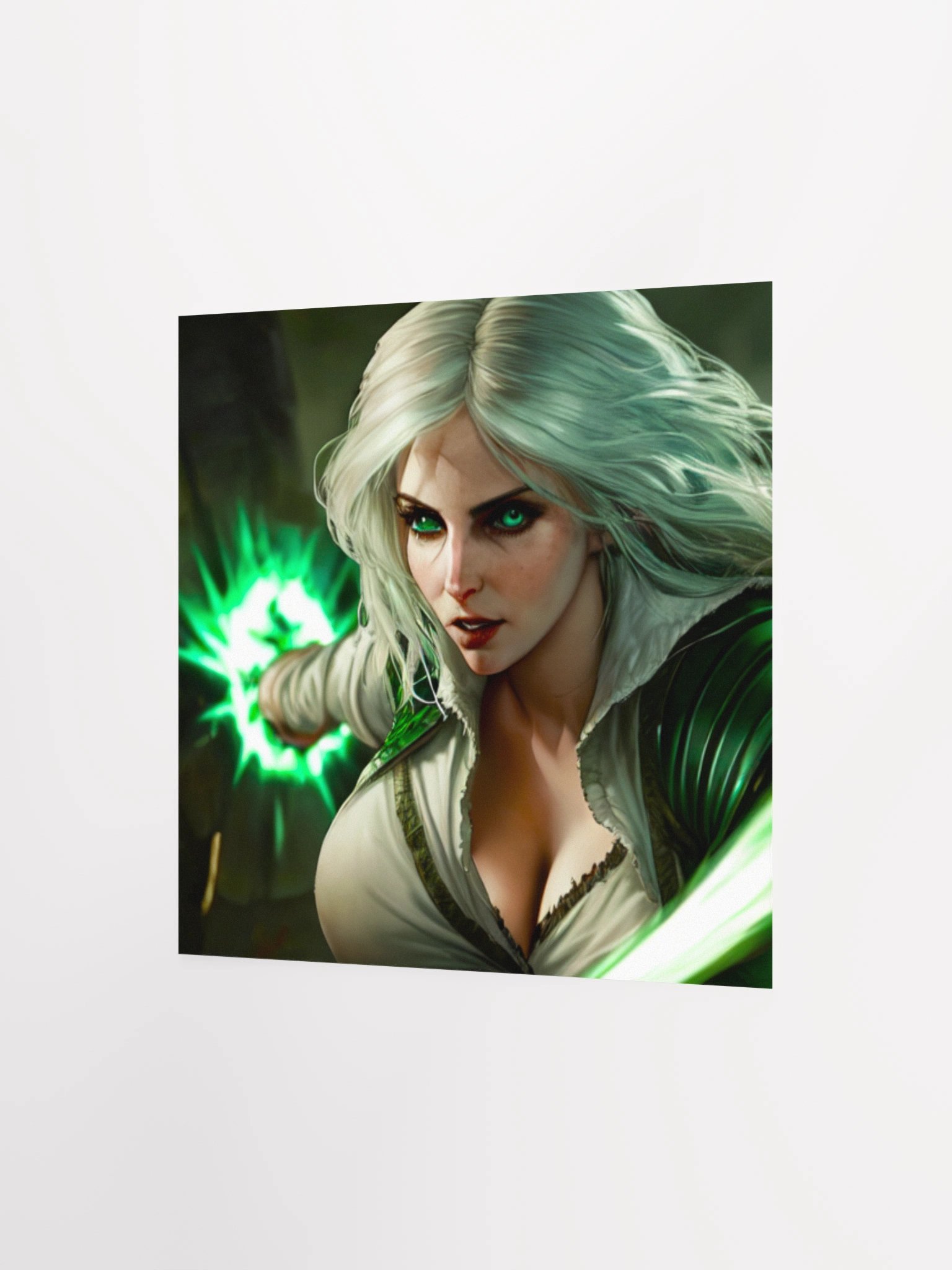 Glowing Green Energy Poster product image (8)