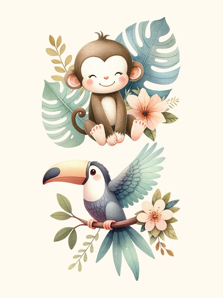 Tropical Animals - Clipart product image (1)