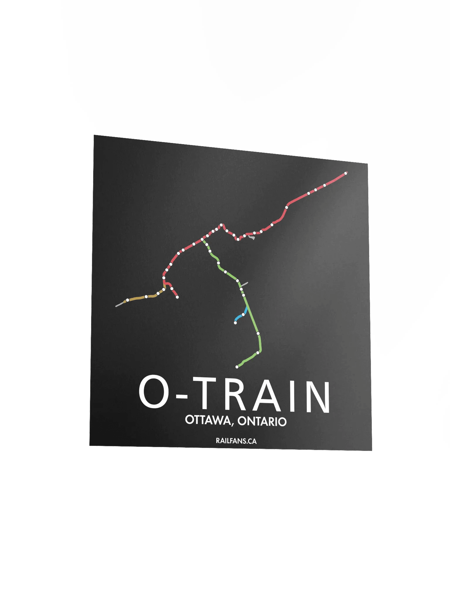 The Rail Fans Canada Transit Map - O-Train product image (2)
