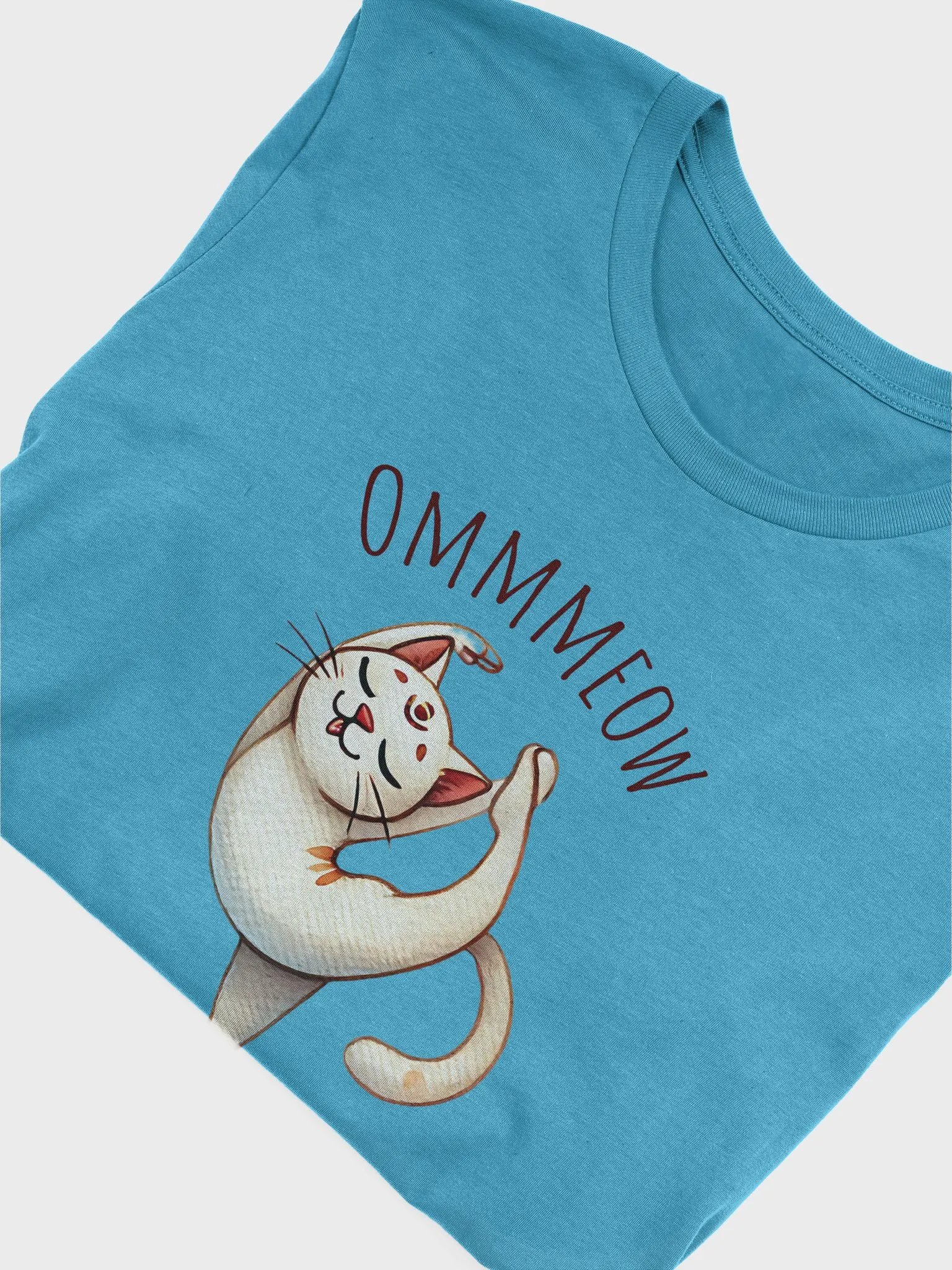 Ommmeow - Funny Yoga Cat T-Shirt product image (3)