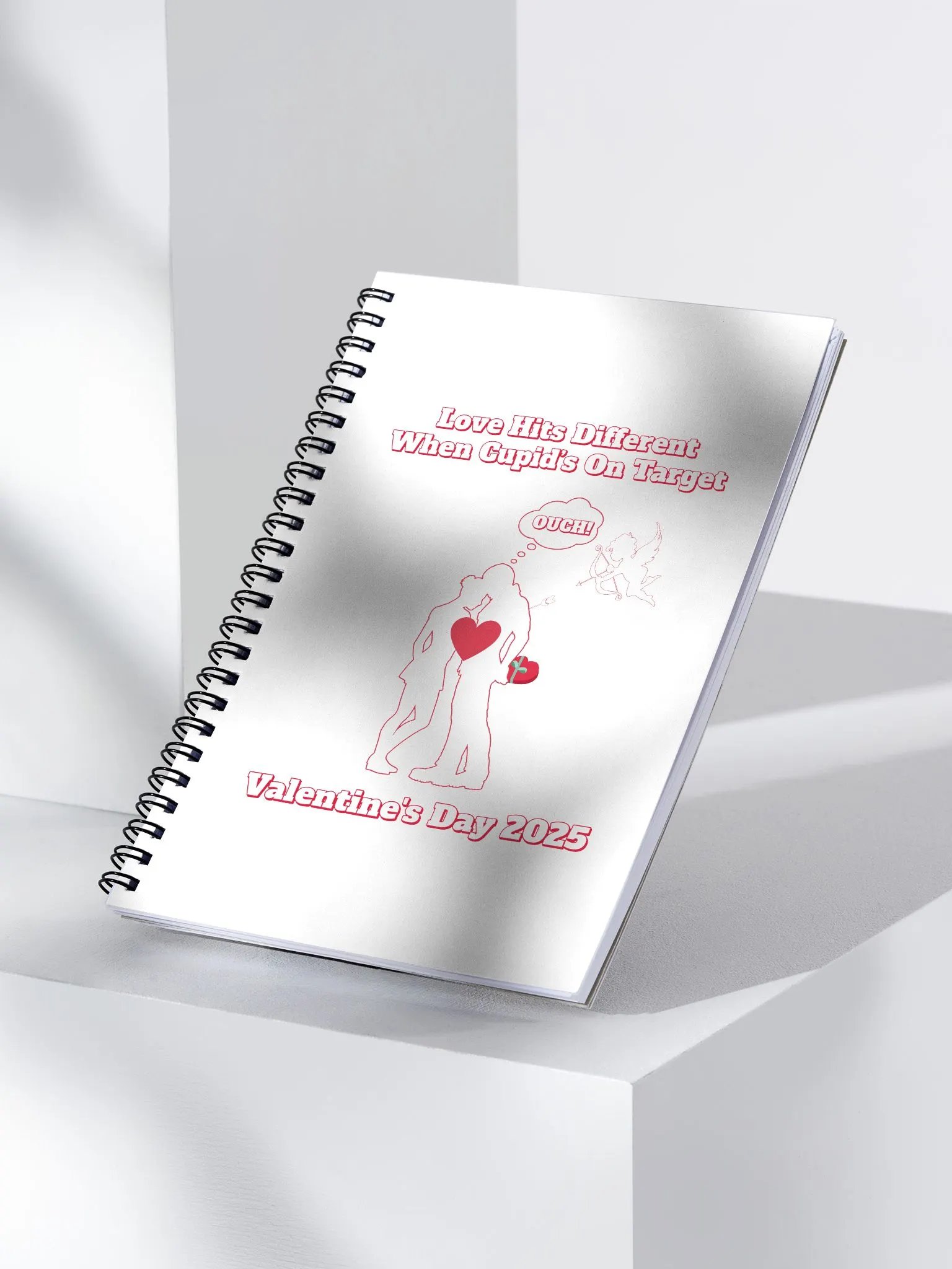 When Cupid's On Target Spiral Notebook product image (3)