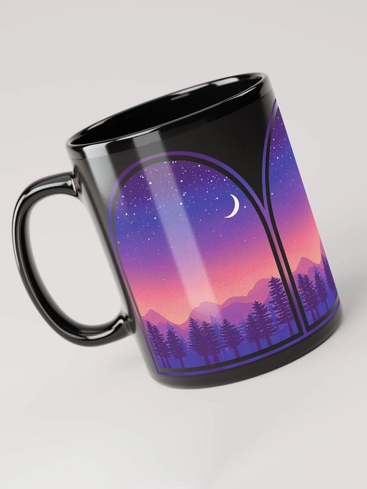 Lavender Sunset - Black Mug product image (1)