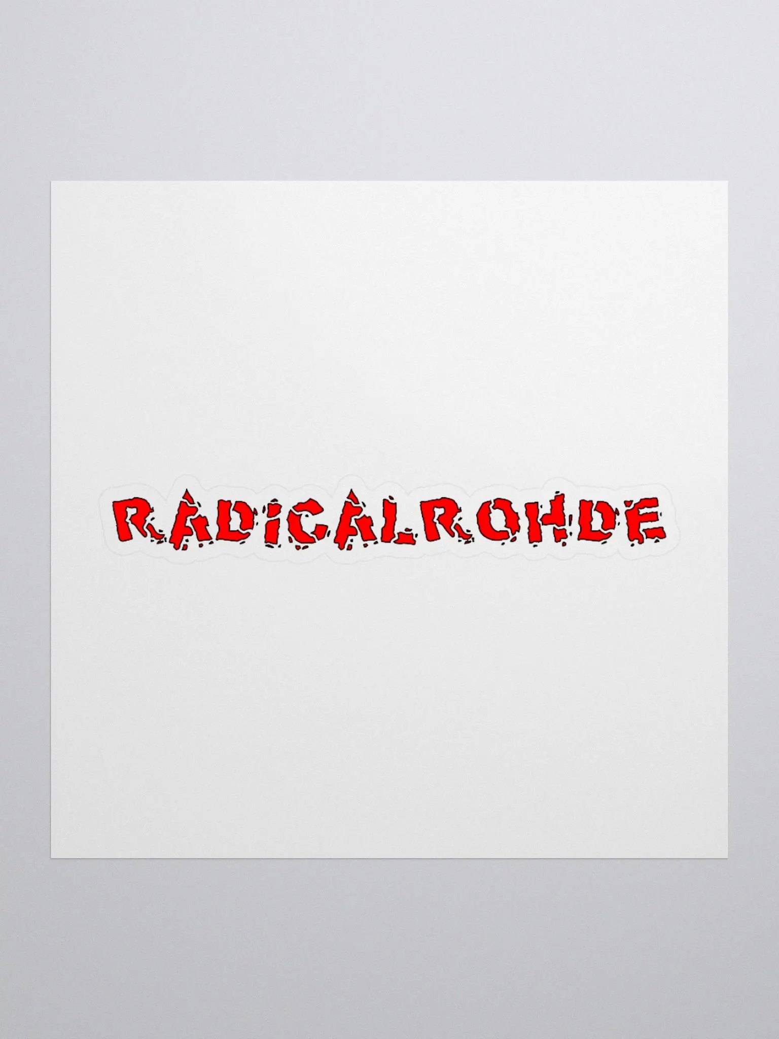 RadRohde Name Sticker product image (3)